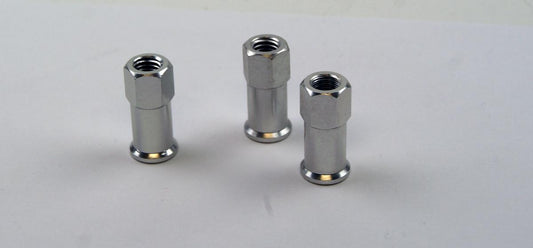 Factory Image Racing 8mm Rim Lock Nuts Pk/3 Silver