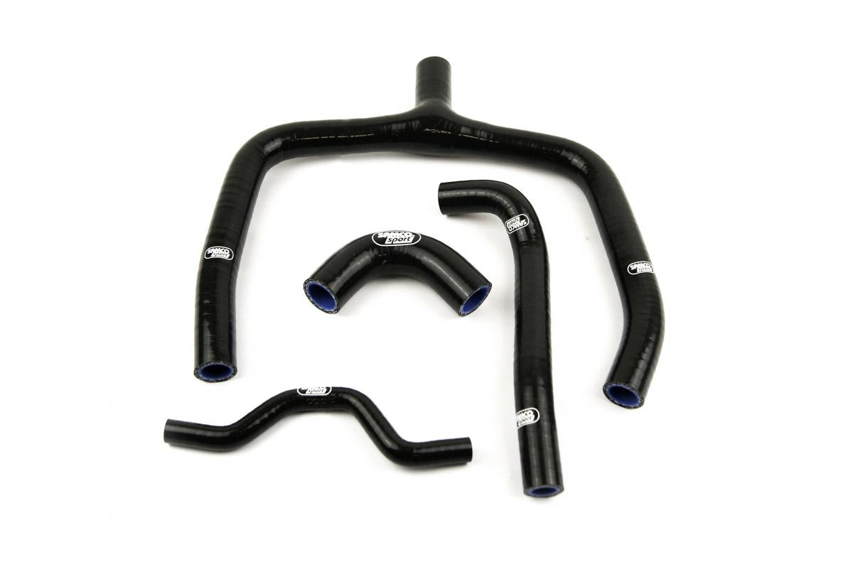 COOLANT HOSE 4 PIECE KIT BLACK 09-16 KAWASAKI 250 KX F 'Y' RACE DESIGN SAMCO KAW-33-BK