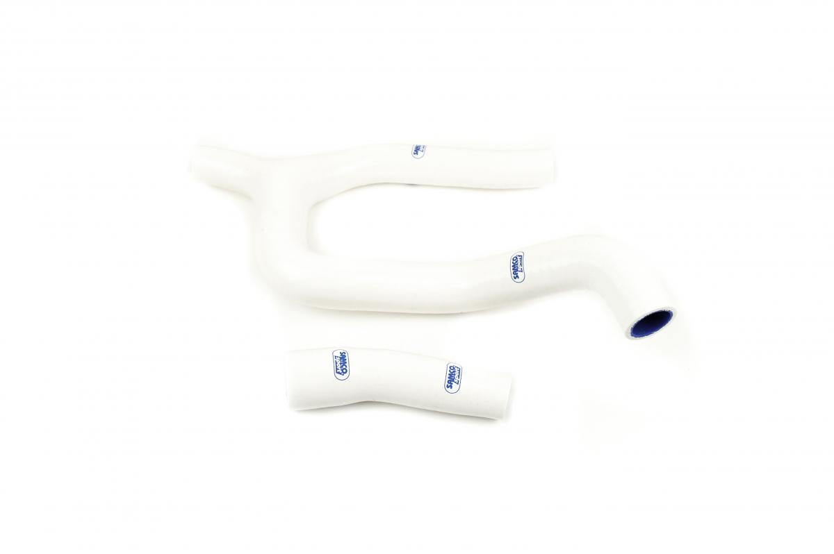 COOLANT HOSE 2 PIECE KIT WHITE GAS HUSQ KTM 250 350 'Y' RACE DESIGN SAMCO KTM-106-WH