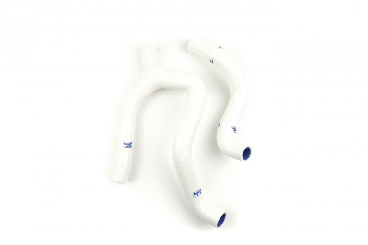 COOLANT HOSE 2 PIECE KIT WHITE 19-23 GAS KTM HUSQ 350 THERMO BYPASS 'Y' DESIGN SAMCO KTM-110-WH