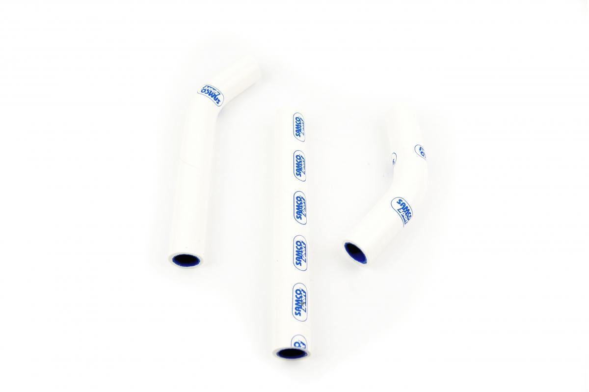 COOLANT HOSE 3 PIECE KIT WHITE 07-10 KTM 250 300 SX XC SAMCO SPORT KTM-18-WH