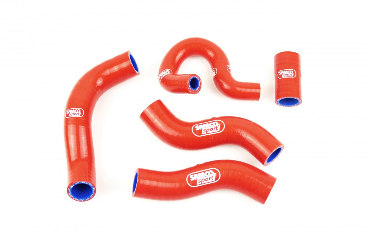 COOLANT HOSE 5 PIECE KIT RED 12-16 KTM 450 500 FE EXC-F XC-W SAMCO SPORT KTM-48-RD