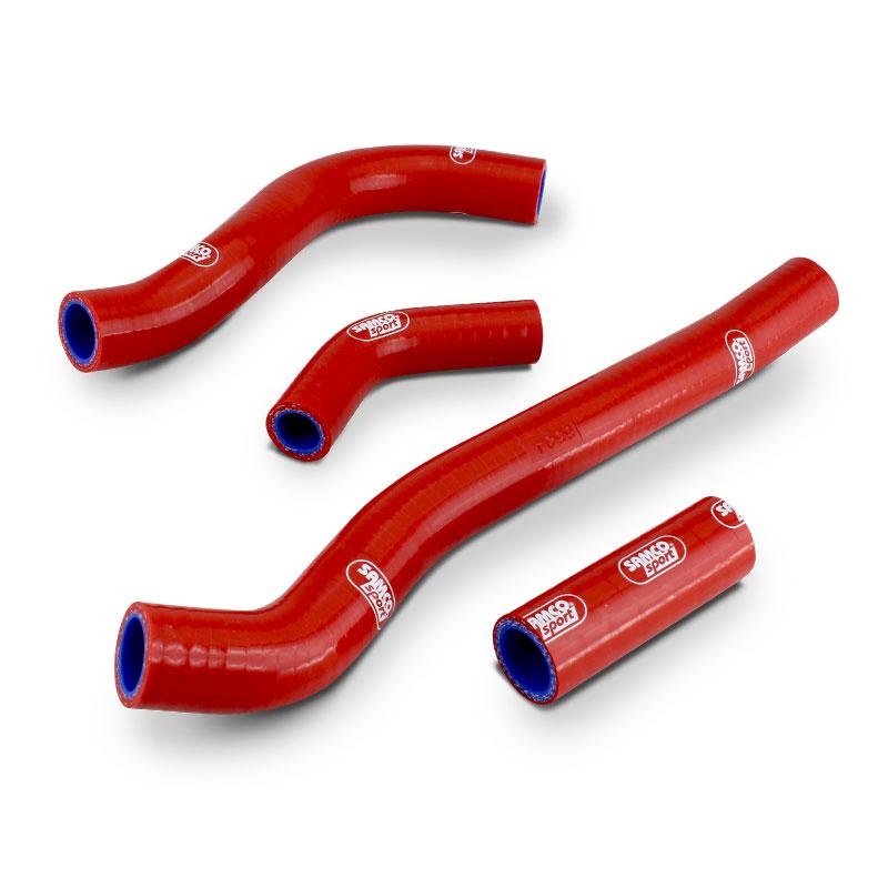 COOLANT HOSE 4 PIECE KIT RED 22-26 HONDA 250 CRF R RX SAMCO SPORT HON-126-RD