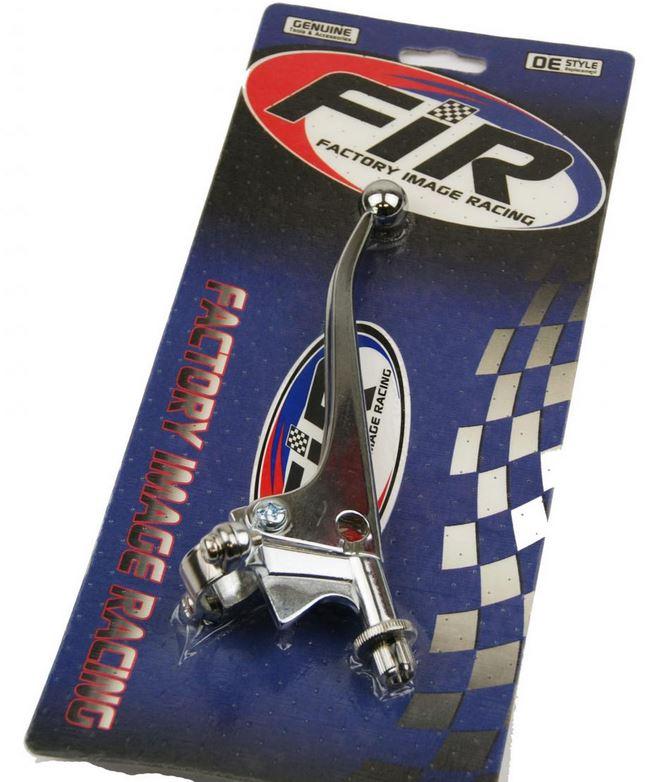 STEEL LEVER CLUTCH CHROME, DOHERTY STYLE Classic Motorcycle Clutch Lever / EACH – Factory Image Racing product image