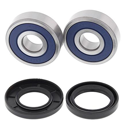 All Balls Racing Wheel Bearing Kit Front 78-81 Kaw KZ1000C, Allballs 25-1333 Road