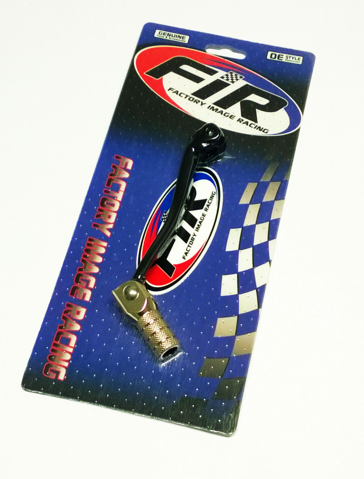 Factory Image Racing Gear Lever Shift KXF 450 09-18, Aluminium Forged 13156-0614, FIR Brand, Black & Titanium