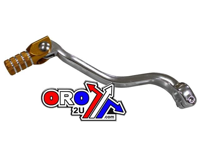 Factory Image Racing Gear Lever Shift Silver / Gold, MX-06124-1GL, DRZ400 00-11, 25600-05D01