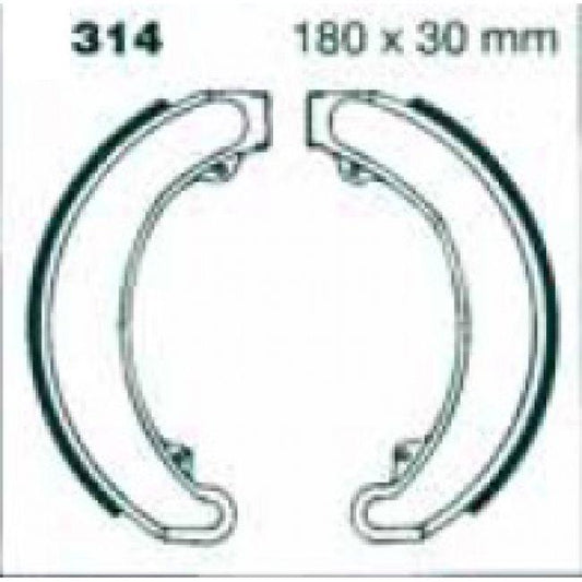 Brake Shoes Ebc H314, VB119 S314