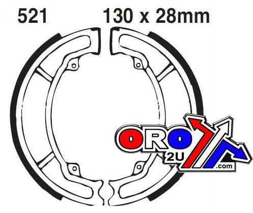 Brake Shoes Ebc Y521