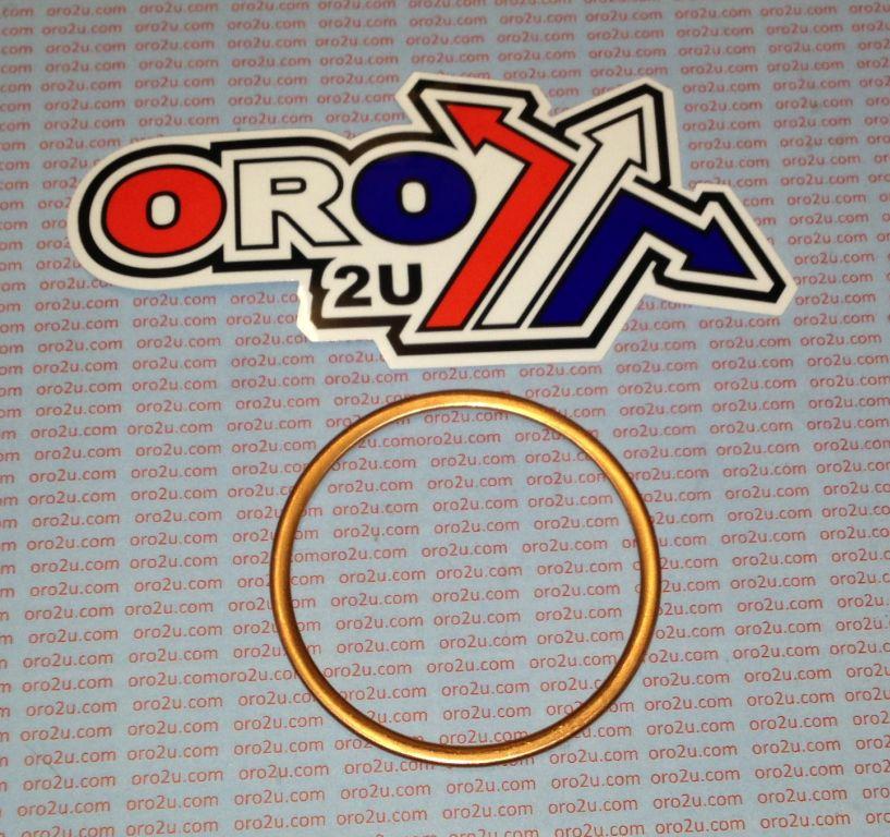 EXHAUST GASKET 49.5x55x2.5 COP, copper 56-406