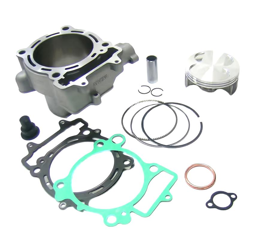 Cylinder Full Kit 96MM Kawasaki Kfx 450 08-14, Athena P400250100009 Std Bore, (piston included)