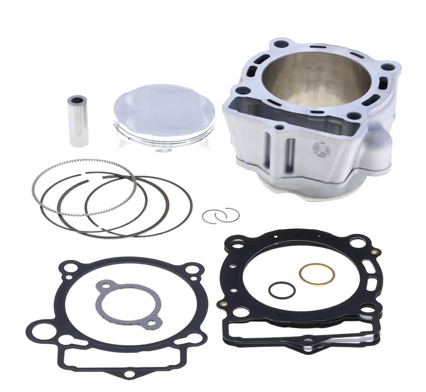 Cylinder Full Kit 90MM Kawasaki Exc-f/Xcf-w 350 12-16, Athena P400270100011 365CC Big Bore, (Piston included)