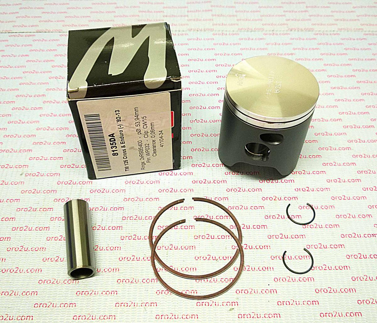 Piston Kit 92-13 Tm 125 54.00, Wossner 8135DA Forged