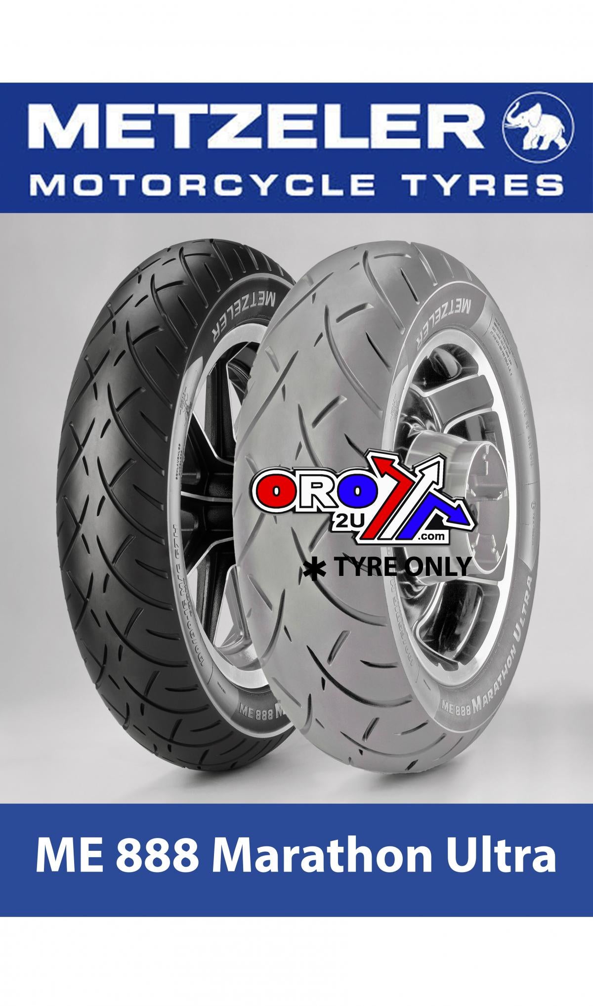 SPECIAL ORDER ONLY, 100/90 19 57H TL ME 888 MTHON, METZELER 2318300 FRONT TYRE ROAD, MC, MARATHON