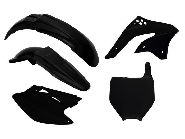 PLASTIC KIT/5 06-08 KXF450 BLK, RTECH R-KITKXF-NR0-506