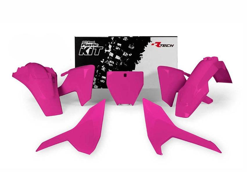 PLASTIC KIT5 16-18 HUSKY TC/FC, PINK RTECH R-KITHSQ-FU0-516