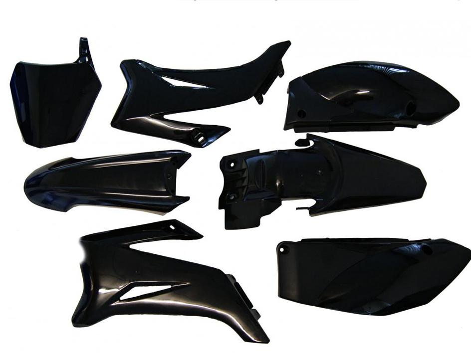 PLASTIC KIT YAMAHA TTR110E, BLACK, HX SJ004BLACK