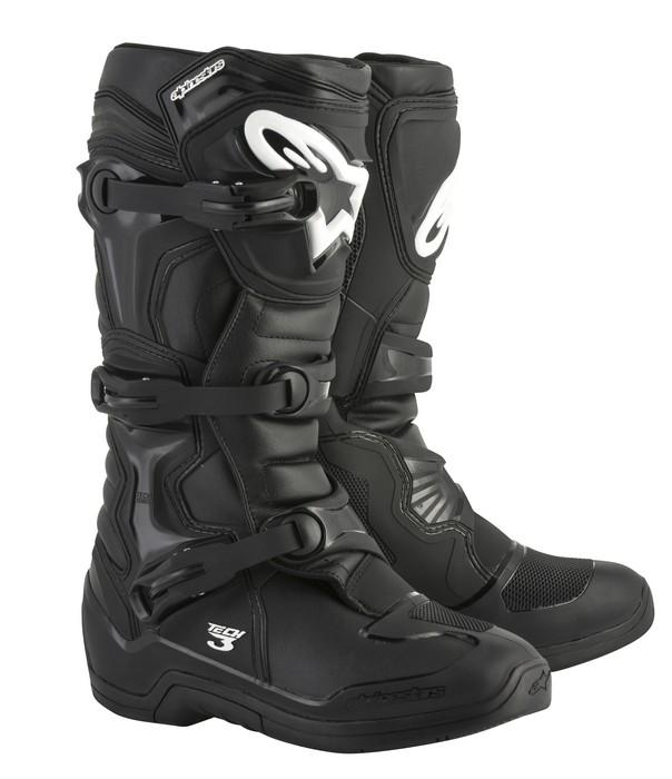 NEW TECH-3 BLACK/BLACK 44.5, MOTOCROSS ALPINESTAR BOOTS, A20130181010
