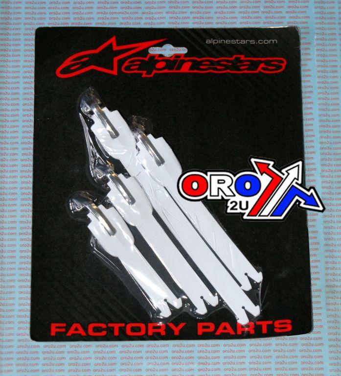 TECH-7 STRAP+BRIDGE SET/4, WHITE, 2014 TECH-7 ALPINESTARS, A25CIT7420 WHITE