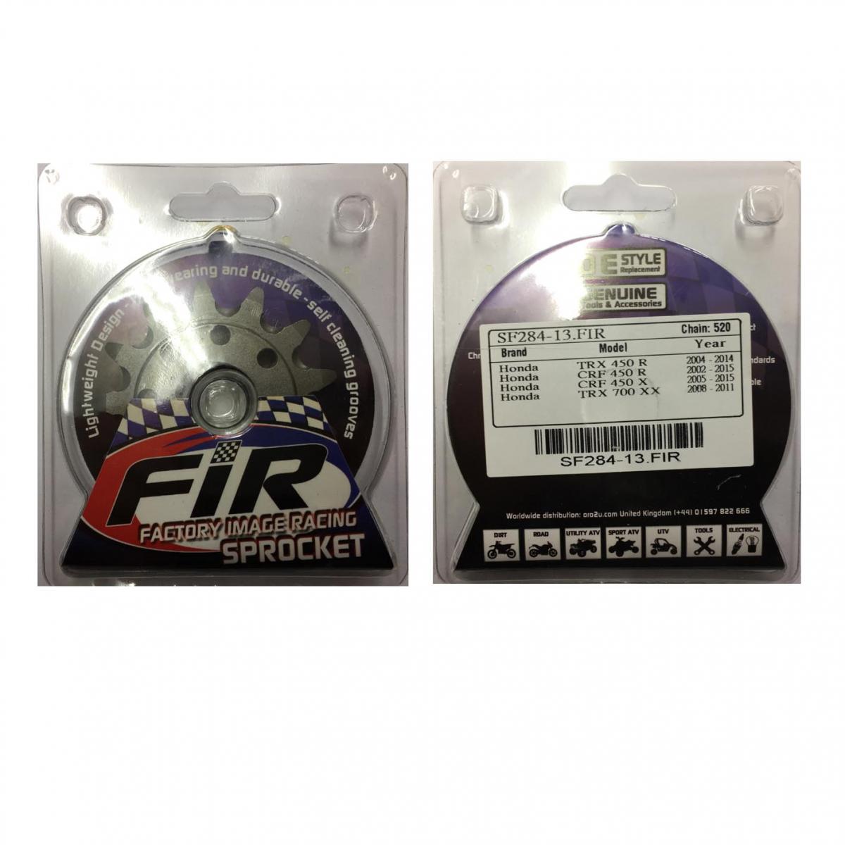 Factory Image Racing Front Sprocket Groove & Light, JTF284.1.13