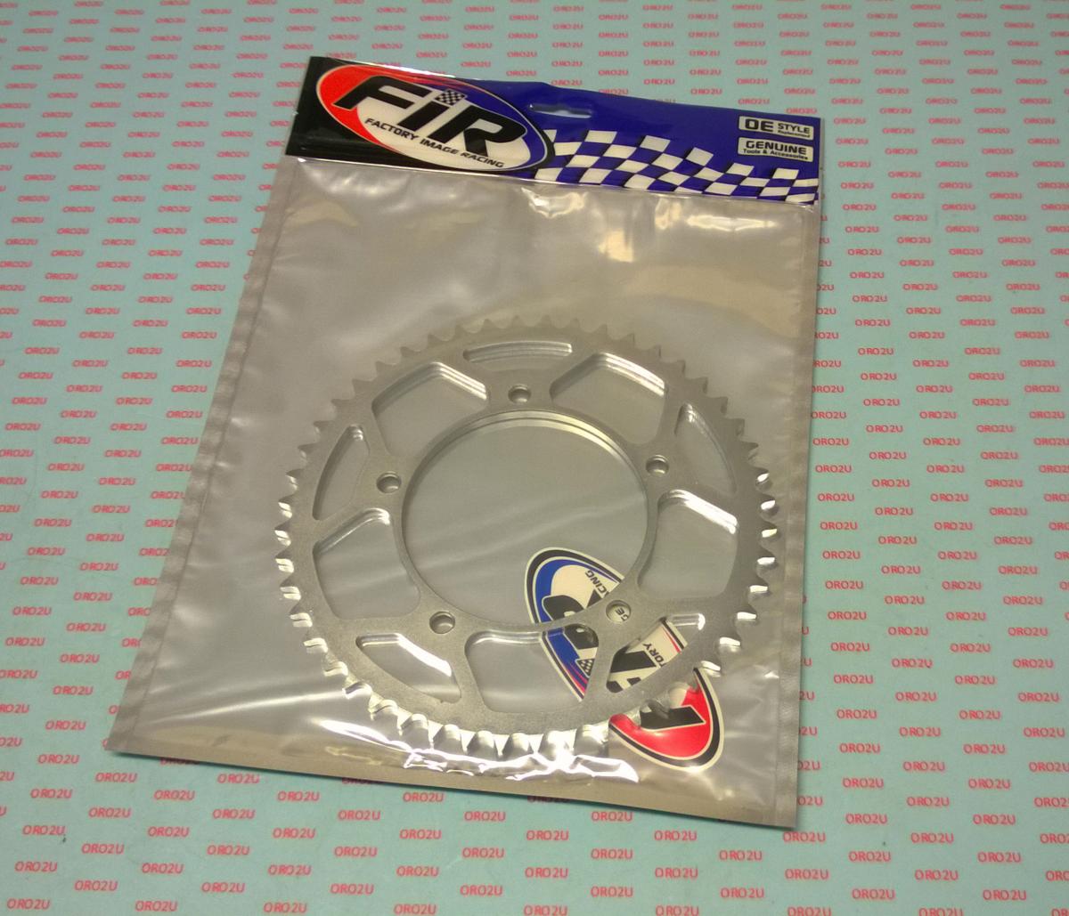 Factory Image Racing Rear Sprocket Steel Light Sil, MX-89448-2 Silver, SR046-48 JTR89448