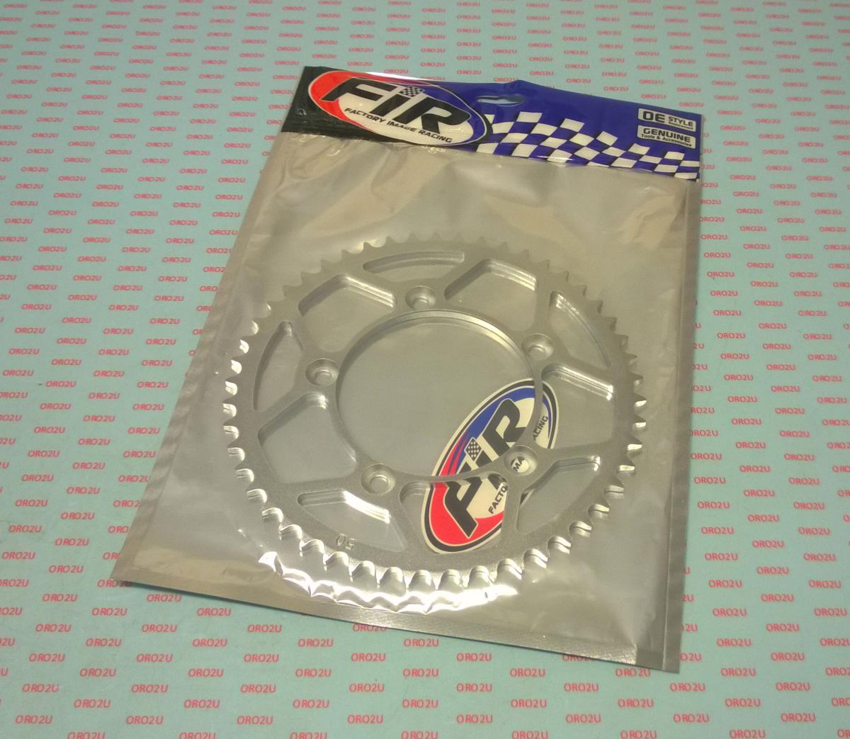 Factory Image Racing Rear Sprocket Steel Light Sil, MX-89450-2 Silver, SR046-50 JTR89450