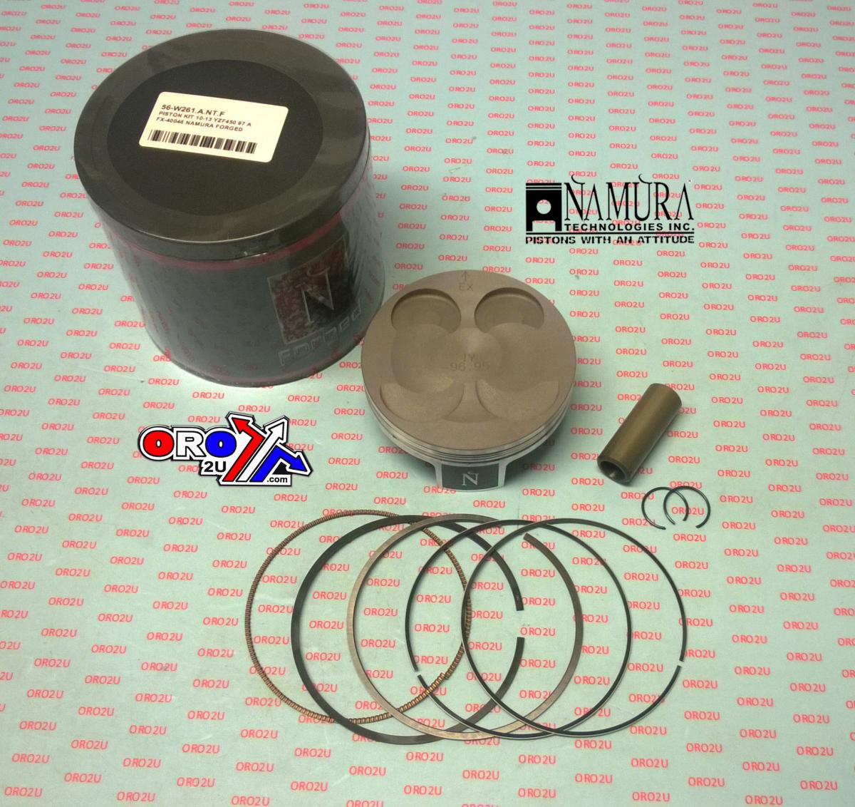 Namura Technologies Piston Kit 97mm C Forged 2010-2013 Yamaha YZF450 Namura FX-40046-C
