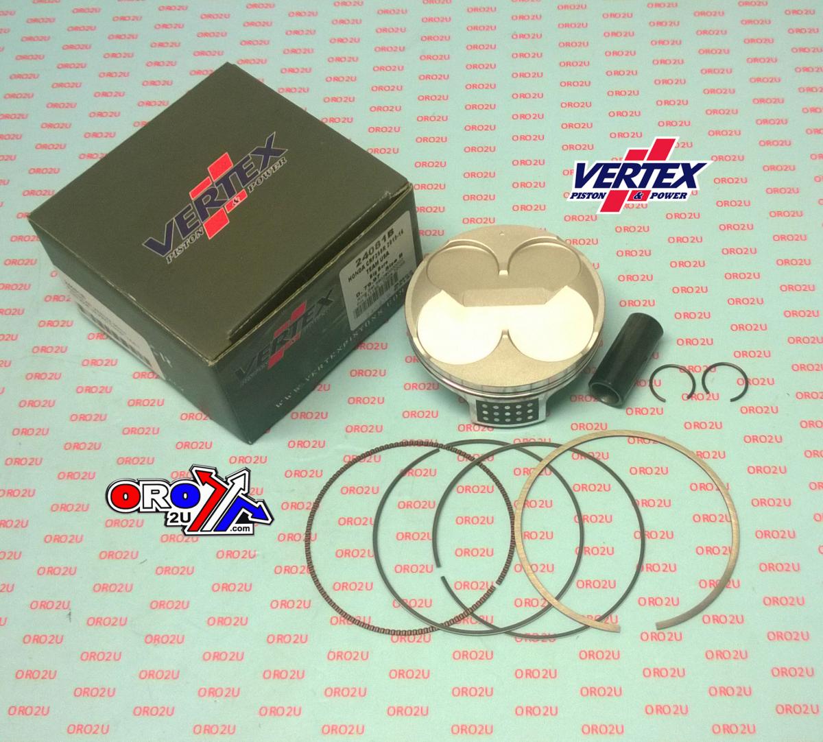 Piston Kit Vertex 80.0 B Honda CRF 250 15-17, Vertex Os+3.20 Big Bore Us-pro Compr 14,6:1