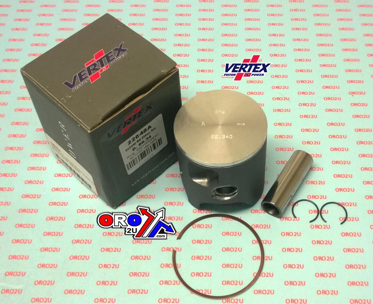Piston Kit Vertex 66.4 A Suzuki RM 250 00-02 Pro Race, Vertex Single Ring