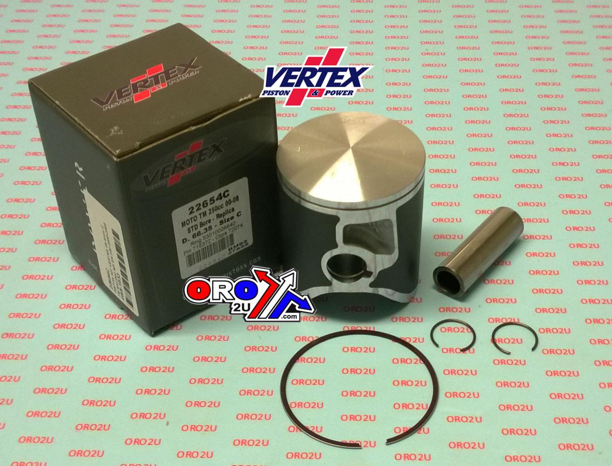 Piston Kit Vertex 66.4 C Tm Racing MX/En 250 00-09, Vertex