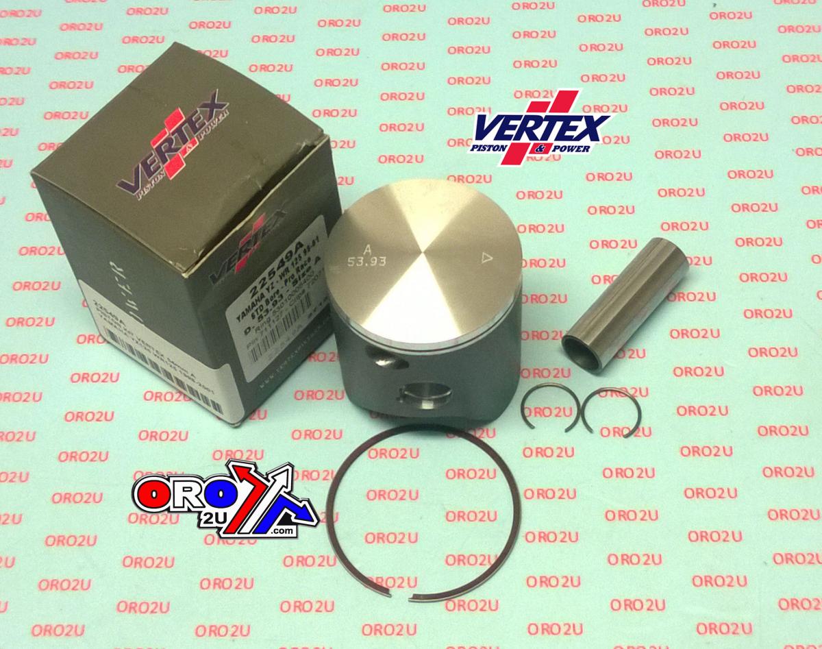 Piston Kit Vertex 54 A Yamaha YZ/WR 125 98-01, Vertex