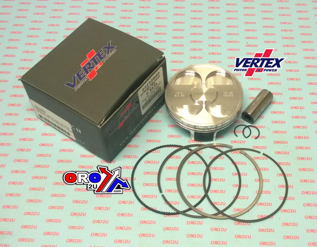 Piston Kit Vertex 84.0 Yamaha WR 250F 05-14, Vertex Os +7.00 Big Bore Xl Compr 12,5:1