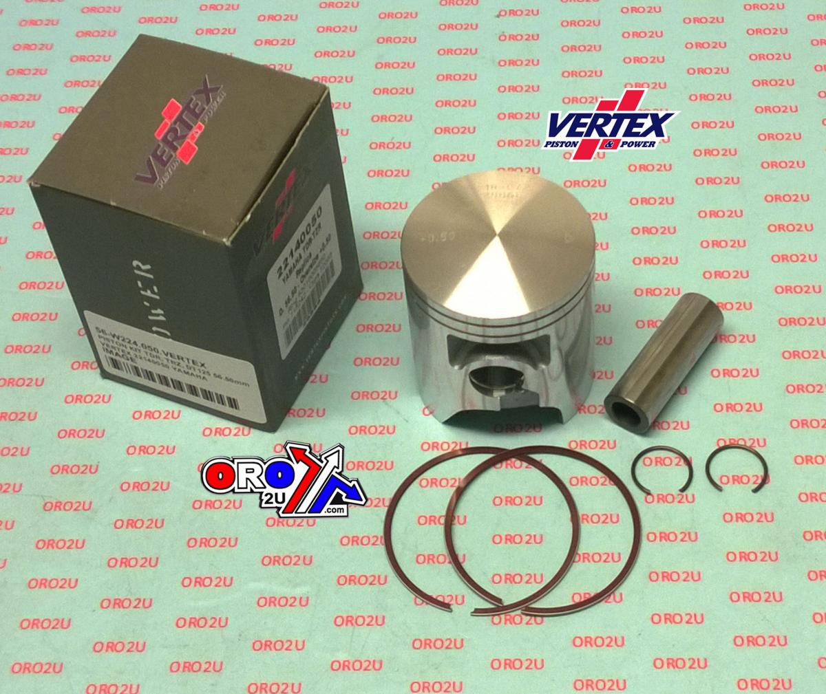 Piston Kit Vertex 56.0 Yamaha Tdr/Tzr/Dt 125 All, Vertex 22140