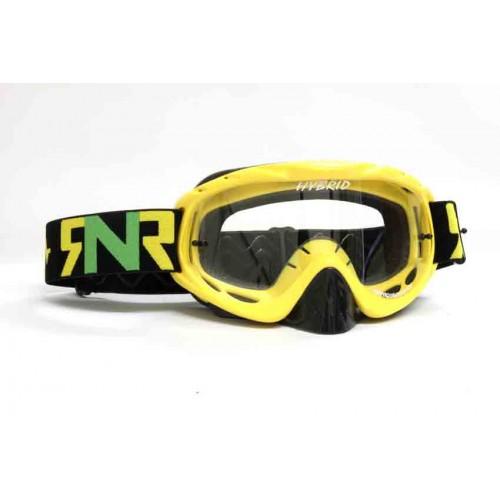 RNR HYBRID YELLOW TEAR OFF, YELLOW GOGGLE, GH48TO, TEAR OFF
