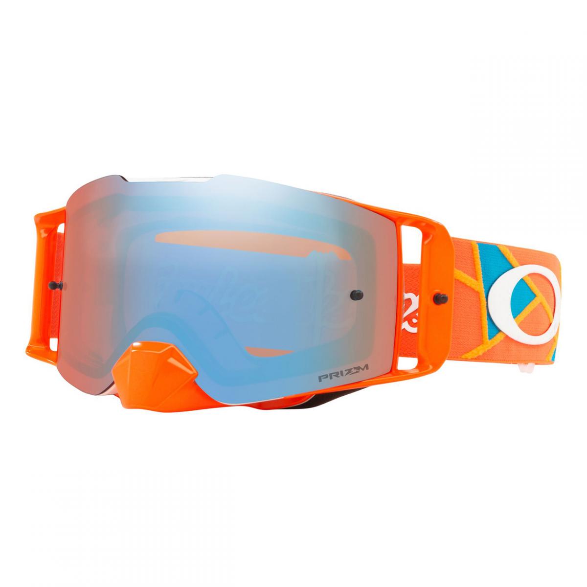 OAKLEY FRONT LINE TROY LEE DESIGN, OA OO7087-28, METRIC, RED/ORANGE, SAPPHIRE IRIDIUM LENS