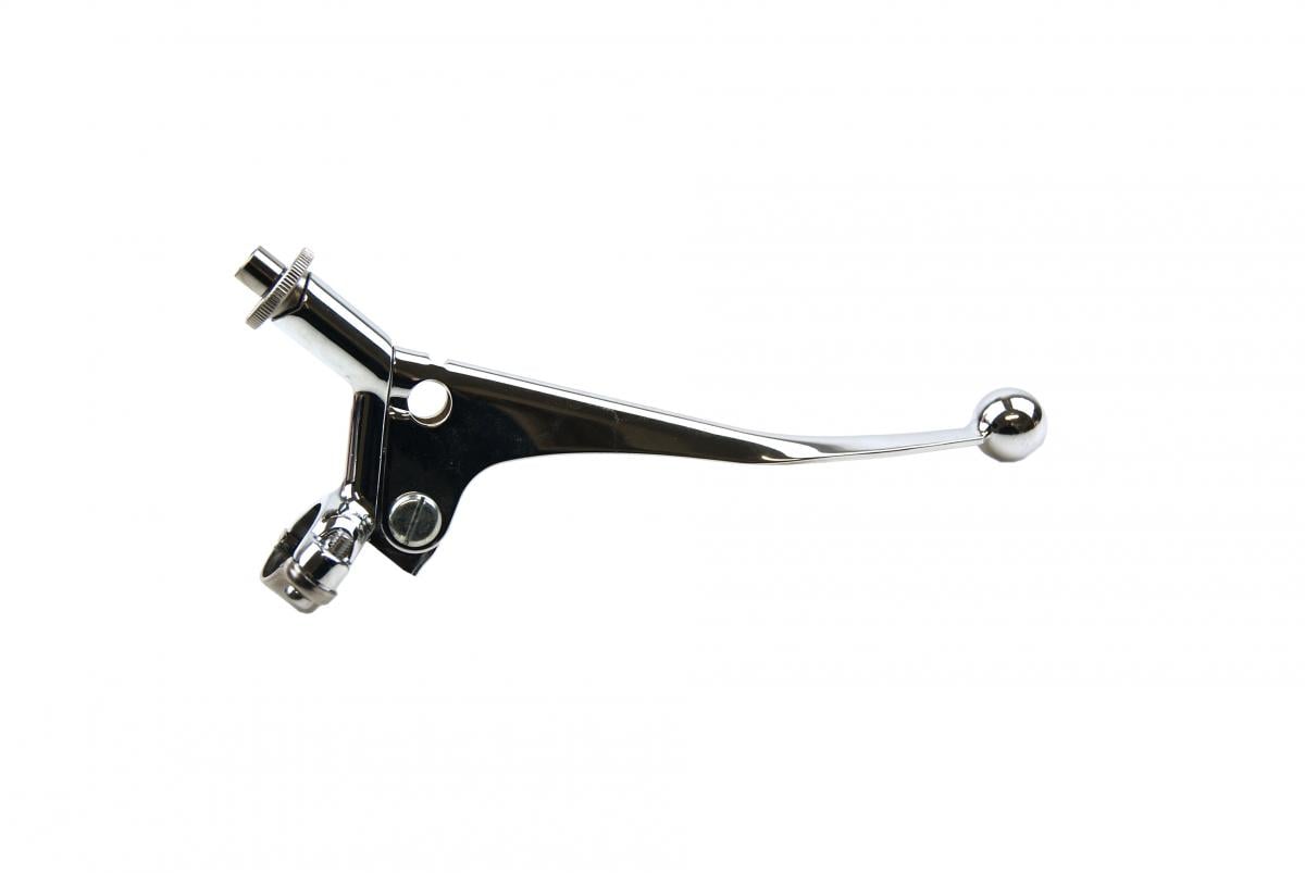 LEVER BRAKE ASSY STEEL 1, CHROME WITH BALL END CLASSIC – Factory Image Racing product image