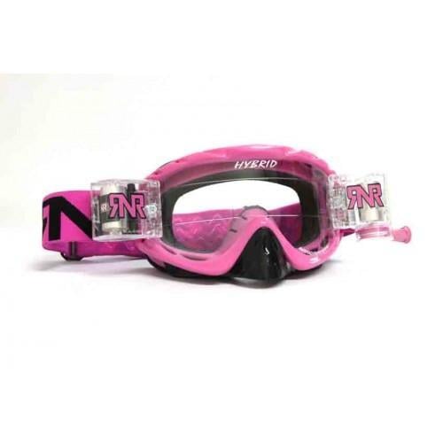 £18+VAT WHILST STOCKS LAST, RNR HYBRID PINK FULLY LOADED ROLL OFF, PINK GOGGLE GH49, ROLL & TEAR OFF