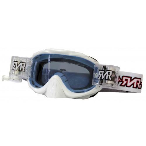 £18+VAT WHILST STOCKS LAST, RNR HYBRID WHITE FULLY LOADED ROLL OFF, WHITE GOGGLE GH22, ROLL & TEAR OFF