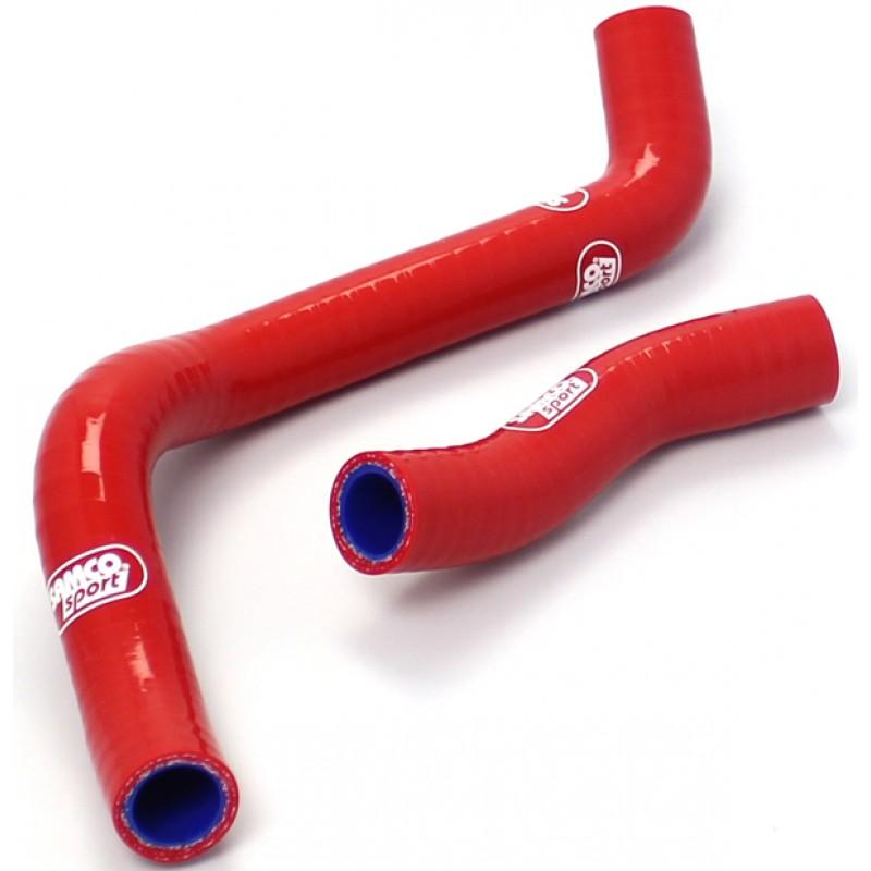 COOLANT HOSE 2 PIECE KIT RED 97-99 HONDA 250 CR R SAMCO SPORT HON-69-RD
