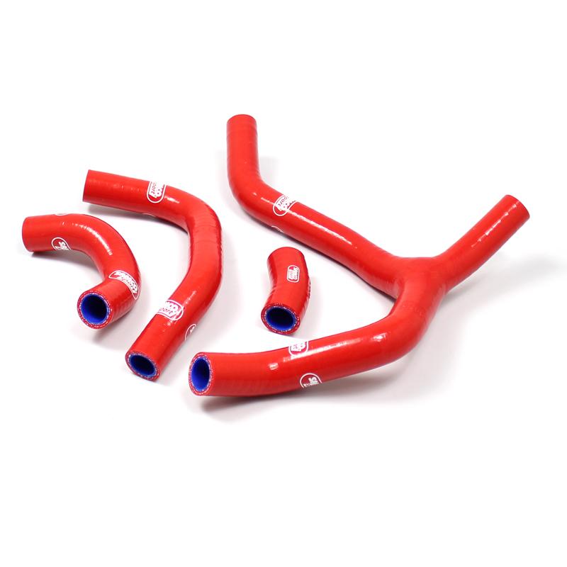 COOLANT HOSE 4 PIECE KIT RED 13-14 HONDA 450 CRF R 'Y' RACE DESIGN SAMCO SPORT HON-83-RD