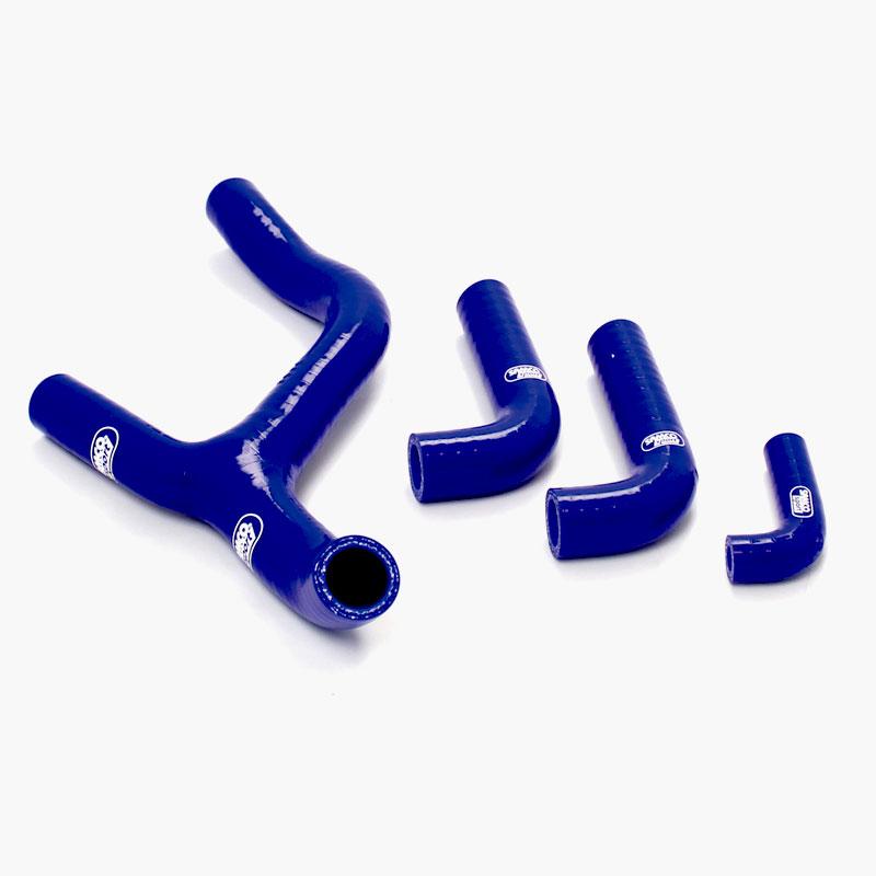 COOLANT HOSE 4 PIECE KIT BLUE 12-16 HUSQ KTM 250 350 FE EXC-F 'Y' DESIGN SAMCO KTM-53-BU