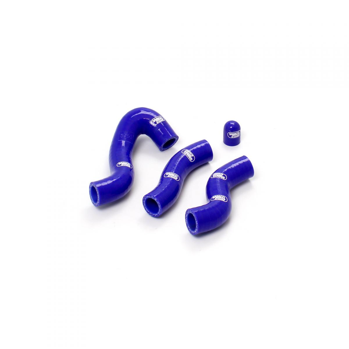 COOLANT HOSE 3 PIECE KIT BLUE 12-16 HUSQ KTM 450 500 THERMOSTAT BYPASS SAMCO KTM-47-BU