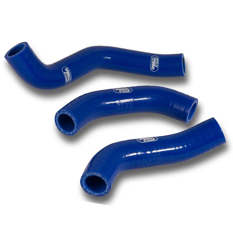 COOLANT HOSE 3 PIECE KIT BLUE 17-19 HUSQ KTM 450 501 500 THERMOSTAT BYPASS SAMCO KTM-92-BU
