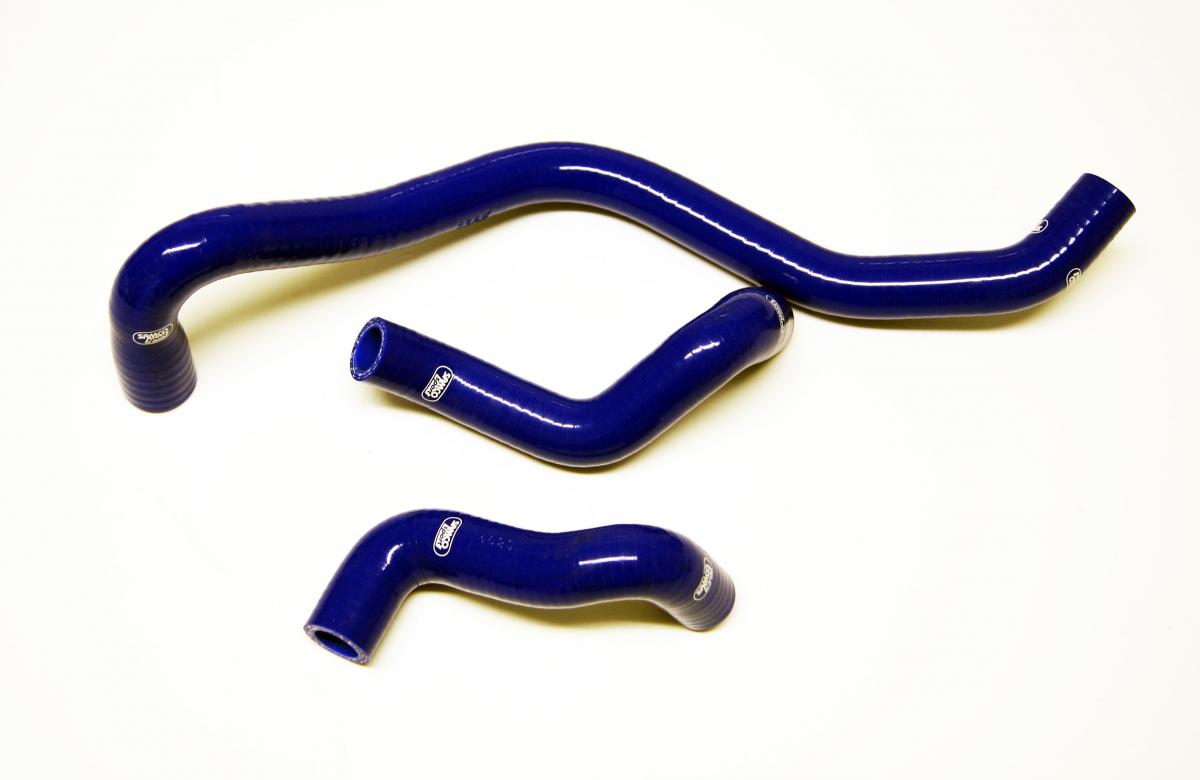 COOLANT HOSE 3 PIECE KIT BLUE 13-14 HUSQVARNA TR 650 SAMCO SPORT HUS-23-BU