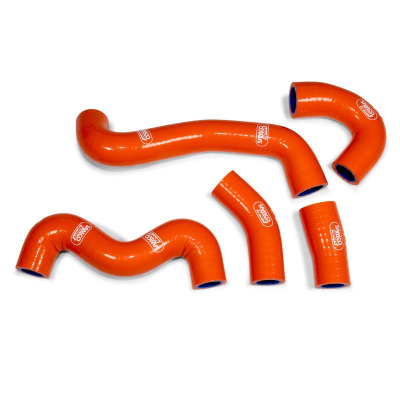 COOLANT HOSE 5 PIECE KIT ORANGE 18-23 HUSQ KTM 50 TC SX MINI OEM DESIGN SAMCO KTM-103-OR