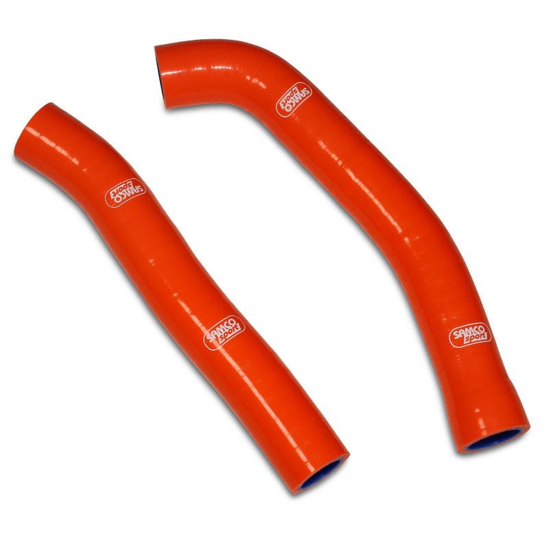 COOLANT HOSE 2 PIECE KIT ORANGE 18-20 KTM 250 FREERIDE SAMCO SPORT KTM-100-OR