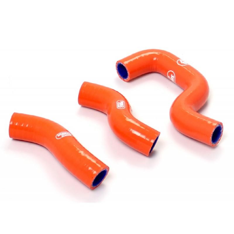 COOLANT HOSE 3 PIECE KIT ORANGE 13-15 KTM HUSQVARNA 450 SAMCO SPORT KTM-56-OR