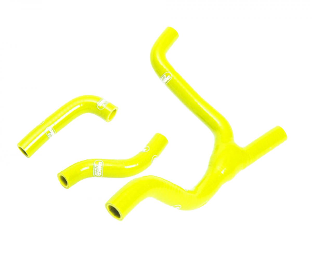 COOLANT HOSE 3 PIECE KIT YELLOW 07-09 SUZUKI 250 RM Z SAMCO SPORT SUZ-21-YE