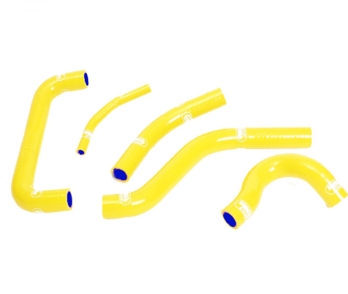 COOLANT HOSE 5 PIECE KIT YELLOW 04-05 SUZUKI 450 RMZ SAMCO SPORT SUZ-16-YE