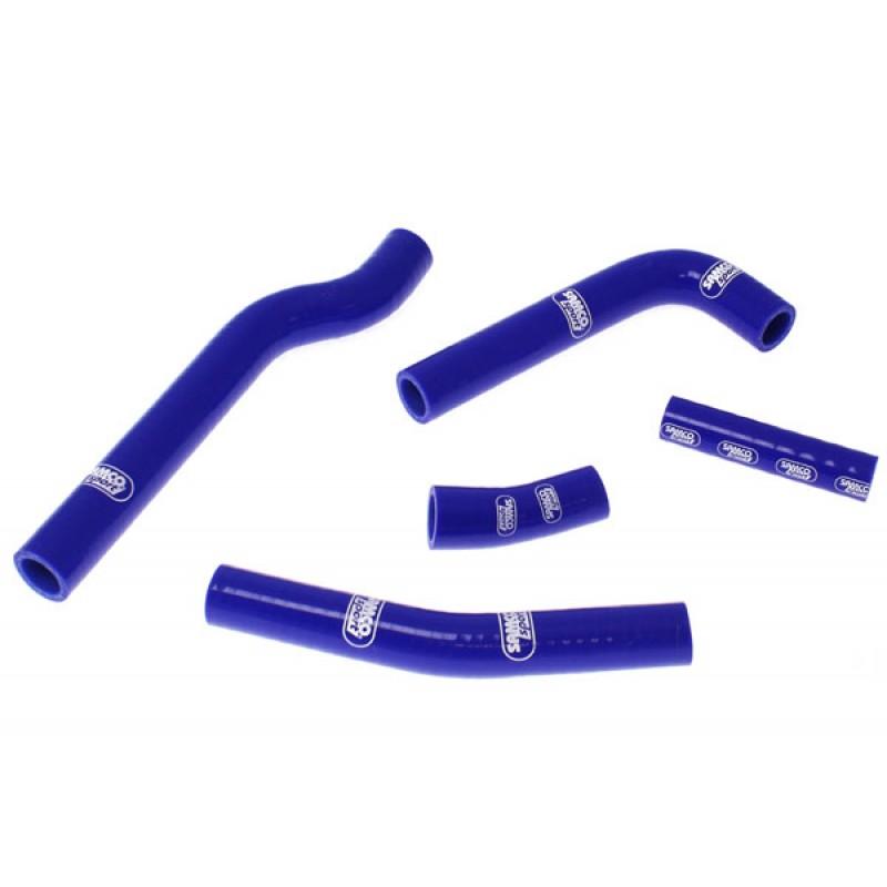 COOLANT HOSE 5 PIECE KIT BLUE 03-06 YAMAHA 450 WR YZ F SAMCO SPORT YAM-12-BU
